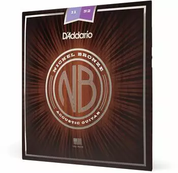 D'Addario NB1152 Nickel Bronze Akustikgitarren Saiten 11-52