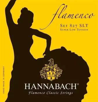 Hannabach 827 Flamenco Klassikgitarrensaiten, Super Low Tension, Diskantsatz (8278SLT)