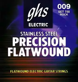 GHS Precision Flats Flatwound E-Gitarre Ultra Light 009/042 (GHS750)