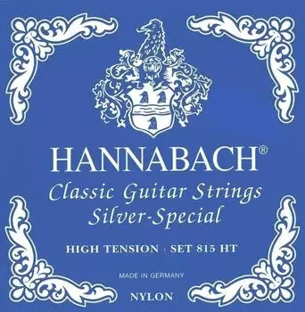 Hannabach Serie 815 Silver Special Klassikgitarre-Saiten, 8-saitig High Tension (652596)
