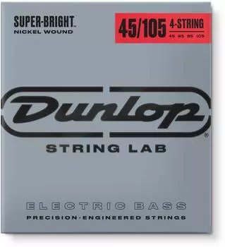 Jim Dunlop Super Bright Bass-Saiten Nickel Wound medium 4-saitig 45-105 (DBSBN45105)