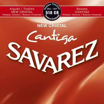 Savarez 510CR New Crystal Cantiga Konzertgitarren-Saiten, normale Spannung (510CR)