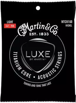 Martin Titanium Core Nickel Westerngitarre Saiten light 012-055 (MTCN160)