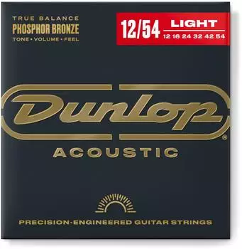Jim Dunlop DAP1254 Akustikgitarrensaiten Phosphor Light 12-54 (DAP1254)