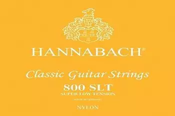 Hannabach Serie 800 SLT Klassikgitarren-Saiten Bass Satz versilbert (8007SLT)