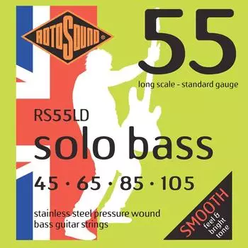 Rotosound Solo Bass RS55LD Pressure Wound Saiten 45-105 (RS55LD)