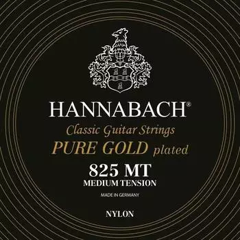 Hannabach Serie 825 Klassikgitarrensaiten Medium Tension Spezialvergoldung (652637)