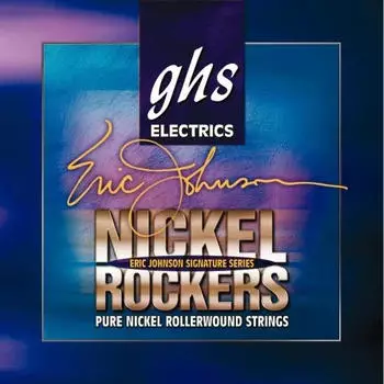 GHS Nickel Rockers Eric Johnson Signature Rollerwound E-Gitarrensaiten, Medium 011-052 (R+EJM)