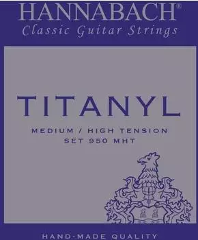 Hannabach Serie 950 Klassikgitarren-Saiten Titanyl medium/high Tension (653157)