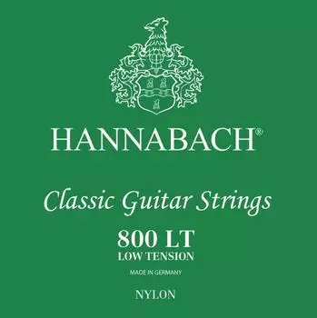 Hannabach Serie 800 Low Tension Klassikgitarre-Saiten versilbert 3er Bass (652368)