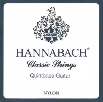 Hannabach Serie 840 Klassikgitarrensaiten Medium Tension Quintbass C3, transparentes Nylon, 740-750mm (8403MT)