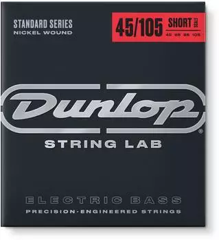 Jim Dunlop Bass Nickel Wound 4-Saiten Medium Short Scale .045-.105 (DBN45105S)