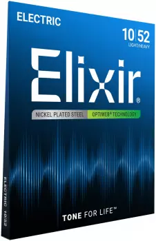 Elixir Strings OPTIWEB Elektrogitarrensaiten Light/Heavy (.010-.052) (19077)