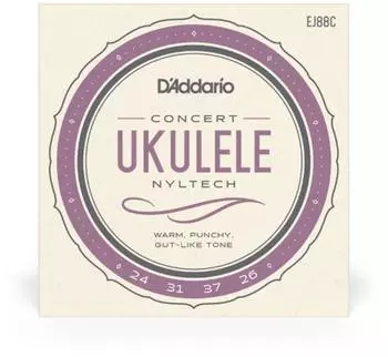 D'Addario EJ88C Nyltech Konzert-Ukulele Saiten GCEA (EJ88C)