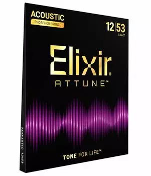 Elixir Strings Attune Westerngitarrensaiten Phosphor Bronze Light 12-53 (21052)