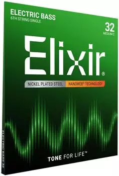 Elixir Strings Nanoweb Bassgitarrensaite .032 einzeln (15332)