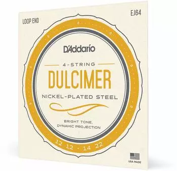 D'Addario EJ64 Dulcimer-Saiten, Nickel Wound (EJ64)