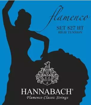 Hannabach Klassikgitarren-Saiten Satz 827 Flamenco High Tension (827HT)