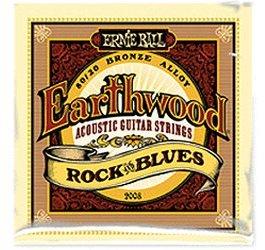 ERNIE BALL Earthwood Rock & Blues .010 - .052 Acoustic 80/20 Bronze w/ plain G