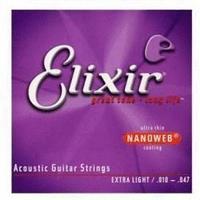 Elixir 3313211002, Elixir 11002 Nanoweb Acoustic Bronze 10-47