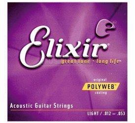 Elixir Strings 80/20 Bronze Polyweb Light