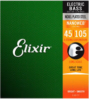 Elixir 3313214077, Elixir 4er Bass 45-105 NanoWeb 14077 Medium