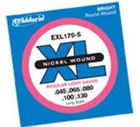 D&rsquo;Addario EXL170-5 - XL 5-String Bass Nickel Wound, Long Scale 45-130 - Saiten
