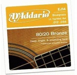 D'Addario EJ14 Light Top/Medium Bottom (Bluegrass) 12-56