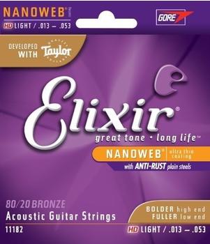 Elixir Strings 80/20 Bronze Nanoweb HD Light