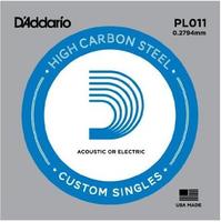 D'Addario PL011, D'Addario PL011 Plain Einzelsaite