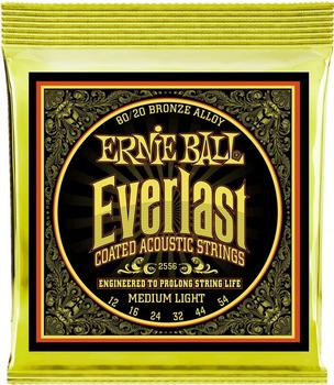 ERNIE BALL Everlast Light Coated 80/20 Bronze 12-54