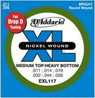 D'Addario EXL117 Medium Top/Extra Heavy Bottom