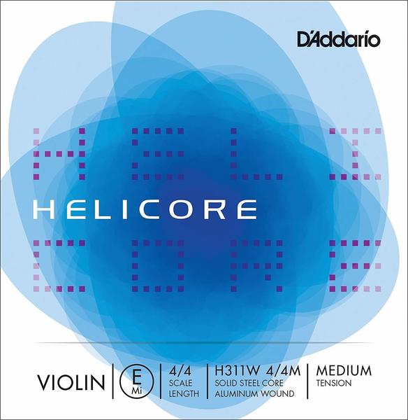 D´Addario H311W-4/4M Helicore Violinen Einzelsaite ´E´ Aluminium umsponnen 4/4 Medium