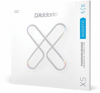 D'Addario XSAPB1047-12 Acoustic Phosphor Bronze Extra Light 12-String Set