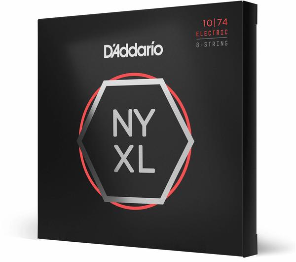 D'Addario NYXL 10-74 Carbon Steel Alloy 8-string