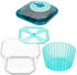 Genius Nicer Dicer Chef Professional Salatschleuder Set 4-tlg A27178