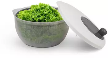 Gerster ProHome Salatschleuder 4 Liter &Oslash;25 cm Grau