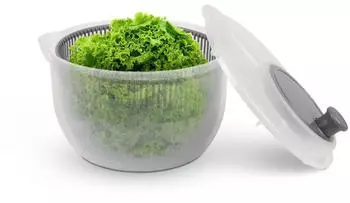 Gerster ProHome Salatschleuder 2,7 Liter &Oslash;20 cm Grau