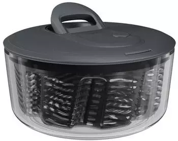 Zyliss Salatschleuder EASY SPIN S mit Seilzug-Mechanismus 23 cm schwarz