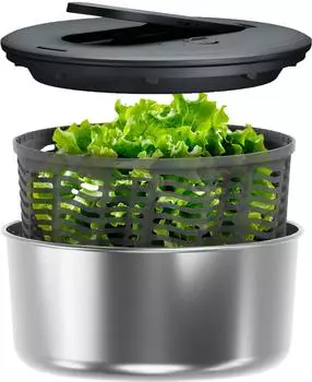 Zyliss Salatschleuder Swift Dry L Edelstahl / grau