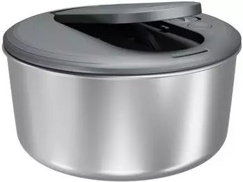Zyliss Swift Dry Salatschleuder Edelstahl, 23 cm