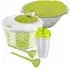Westmark Salatschleuder-Set 4-tlg. mit Schüssel, Besteck & Dressingshaker, Kunststoff (243022E6)
