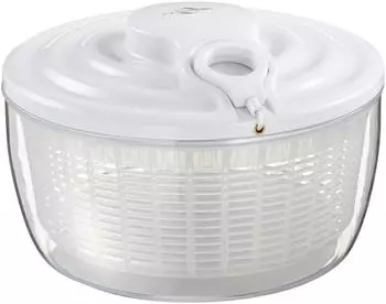 K&uuml;chenprofi WAVE Salatschleuder 24cm, Kunststoff, wei&szlig; (1310192200)
