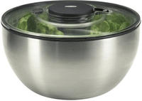 OXO SteeL Salatschleuder 6 Liter, Edelstahl