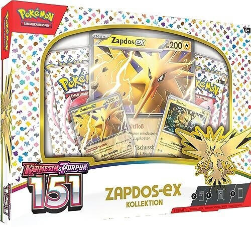Pokémon Karmesin & Purpur - 151 Zapdos-Ex Kollektion (DE)