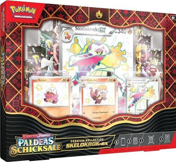 Pokémon Karmesin & Purpur Paldeas Schicksale: Premium-Kollektion Skelokrok-ex (DE)
