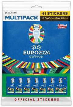 Topps UEFA Euro 2024 Official Sticker Collection - Multipack