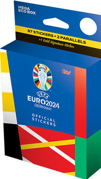 Topps UEFA Euro 2024 Official Sticker Collection - Mega Eco Box
