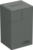 Ultimate Guard UGD011225, Ultimate Guard Flip'n'Tray 80+ XenoSkin Monocolor Grau