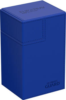 Ultimate Guard Twin Flip'n'Tray 80+ XenoSkin Monocolor Blau